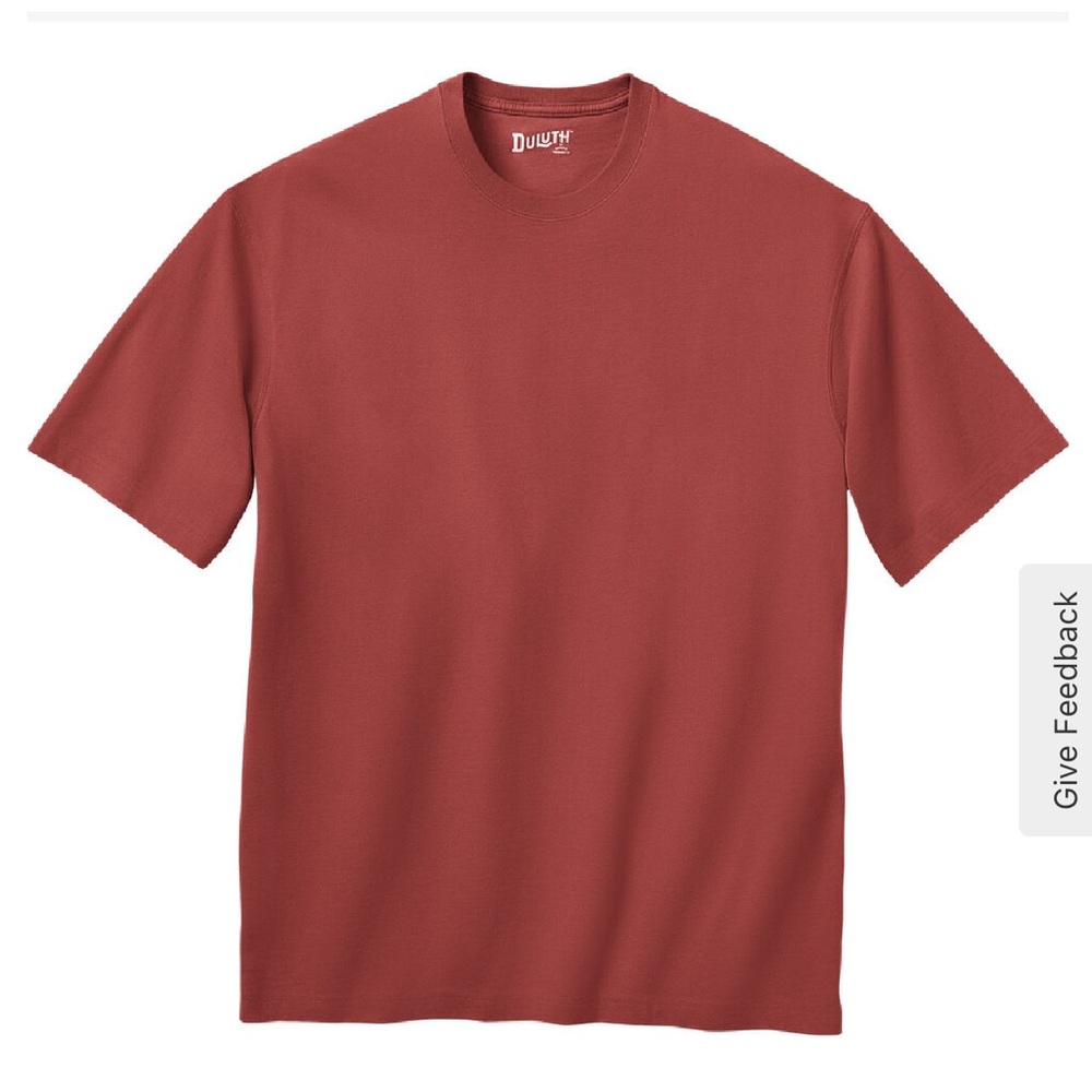 Men's Longtail T Relaxed Fit Short Sleeve T-Shirt - Red